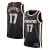 Camiseta Hombre NBA Atlanta Hawks Onyeka Okongwu 2025-26 Nike City Edition Negro Swingman